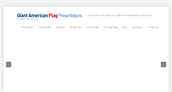 Desktop Screenshot of giantflagrental.com